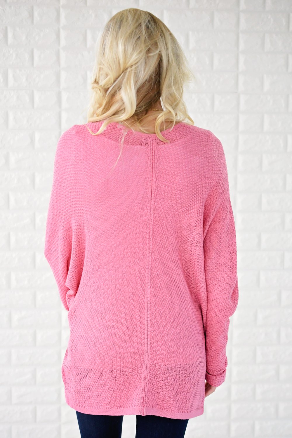 Knit Pink Cardigan