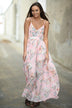 Feeling Pink ~ Floral Maxi Dress