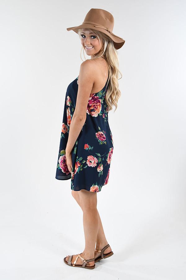 Susie Blue Floral Dress