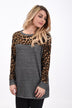 Wild Side Top ~ Grey