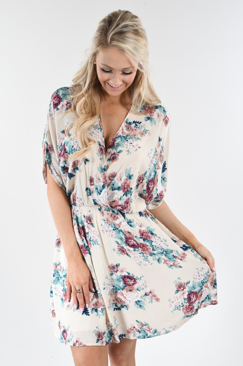The Distance Between Us Floral Dress – The Pulse Boutique