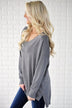 Hold On To Me Sweater ~ Grey