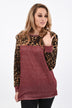 Wild Side Top ~ Burgundy