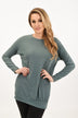 Snuggle Me Tunic Top ~ Sea Foam