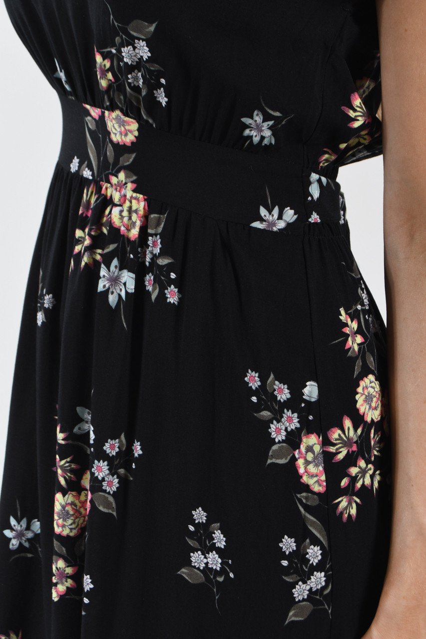 Classy Lady in Black Dress