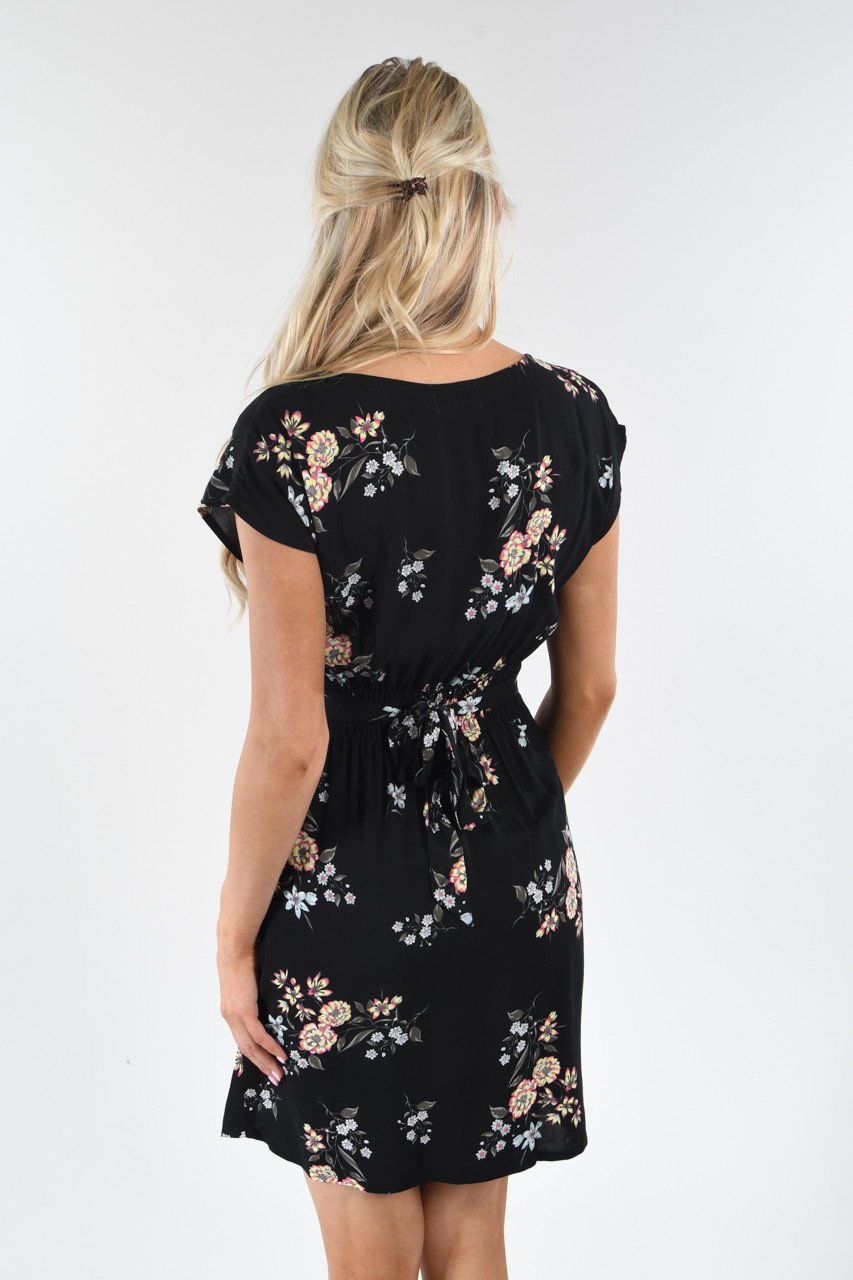 Classy Lady in Black Dress