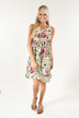 Light Green Floral Dress