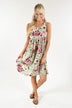 Light Green Floral Dress