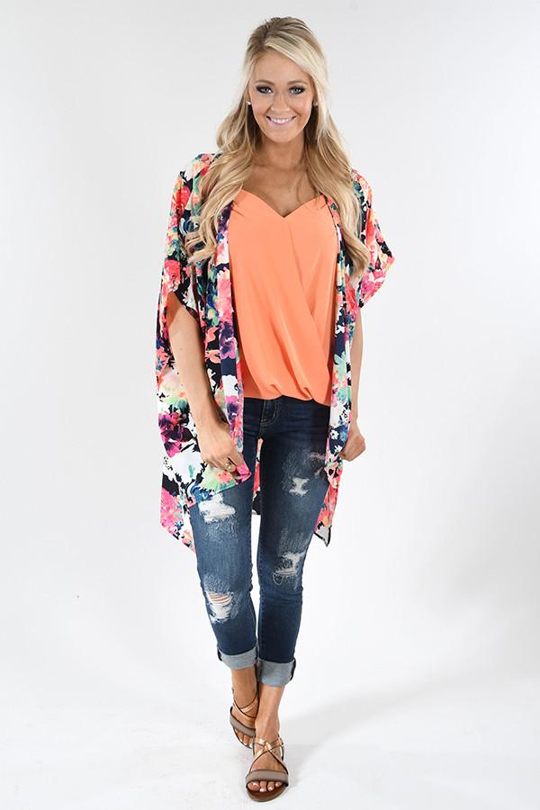 Stay Bright Floral Kimono