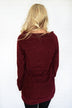 Forever Cozy Tunic Top ~ Burgundy