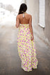 Like a Rose Yellow Maxi Dress