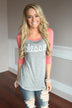Blessed Tee ~ Coral