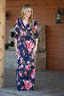 At Peace Floral Maxi Dress