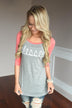 Blessed Tee ~ Coral