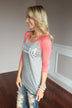 Blessed Tee ~ Coral