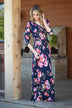 At Peace Floral Maxi Dress