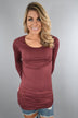 Dark Mauve Basic Layering Top