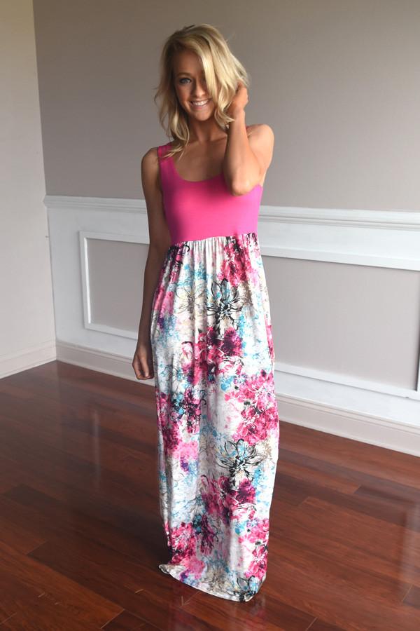 Splash into Summer Maxi ~ Pink