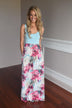 Splash into Summer Maxi Dress~ Blue