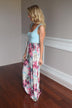 Splash into Summer Maxi Dress~ Blue