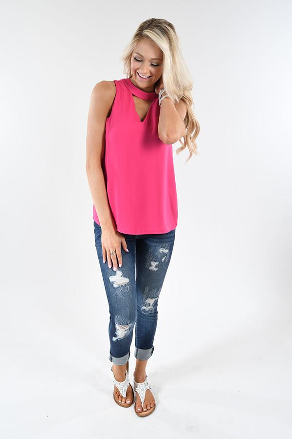 Steal the Show Top ~ Hot Pink