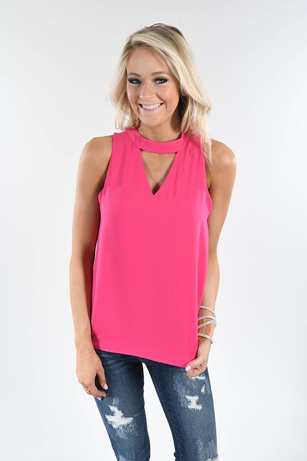 Steal the Show Top ~ Hot Pink