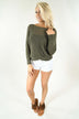 Meshed Together Olive Top