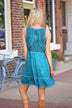 Boho Dress ~ Aqua