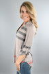 Working From 9-5 Top - Grey & Tan
