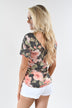 Love the Way You Look Floral Criss Cross Top
