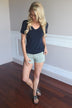 Run the World Tee ~ Dark Navy