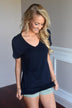 Run the World Tee ~ Dark Navy