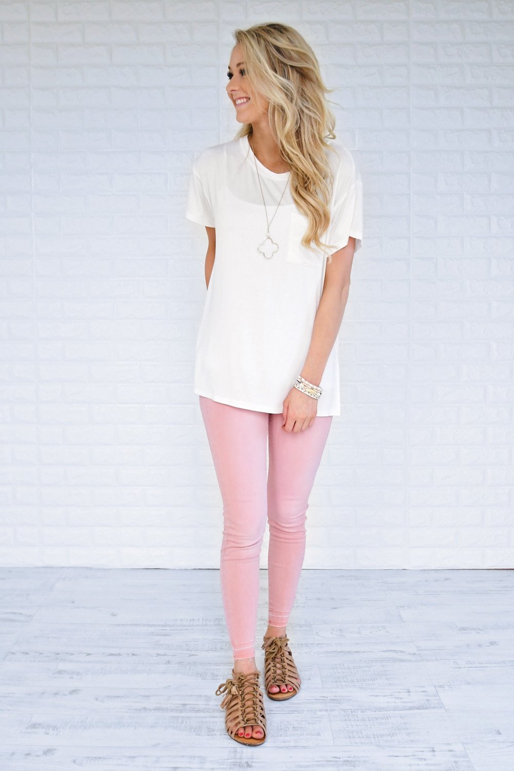 Ready or Not Pocket Top ~ White