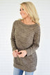 Forever Cozy Tunic Top ~ Mocha