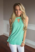 Work Groove Top ~ Mint