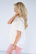 Love Broke Through White Blouse