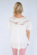 Love Broke Through White Blouse