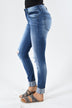 Kan Can Mid Rise Jeans - Janet Wash