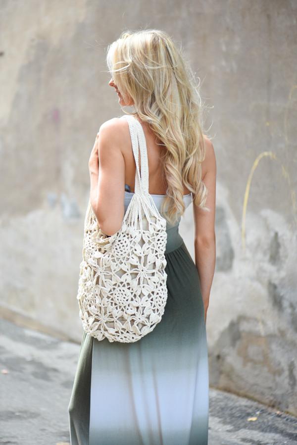 Ivory & Taupe Satchel