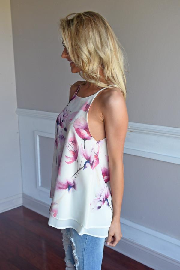 Chic in Floral Top
