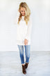 Forever Cozy Tunic Top ~ White