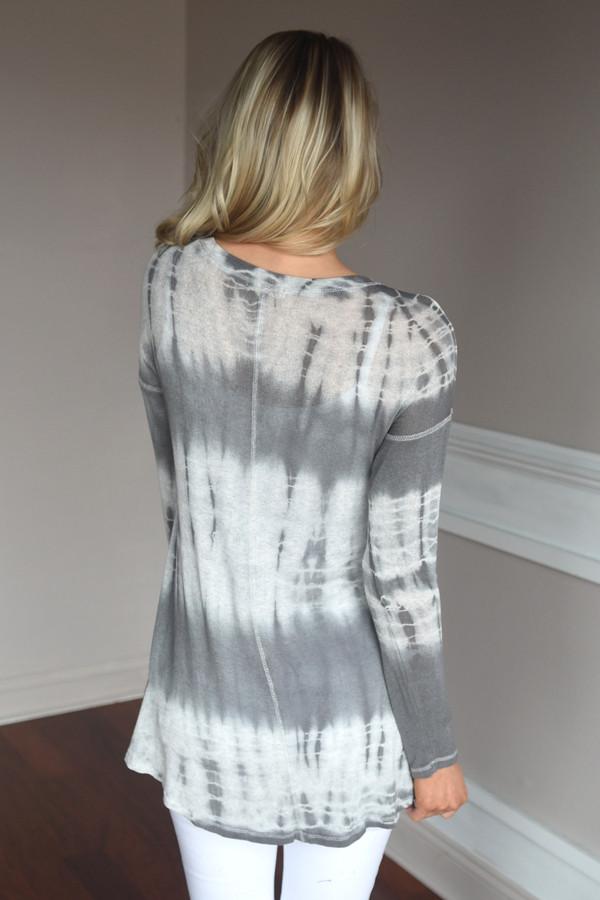 Level Up Top ~ Grey