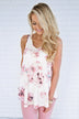Dessert First Floral Top ~ Ivory