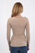 Button Top ~ Oatmeal