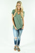 Olive Choker Top