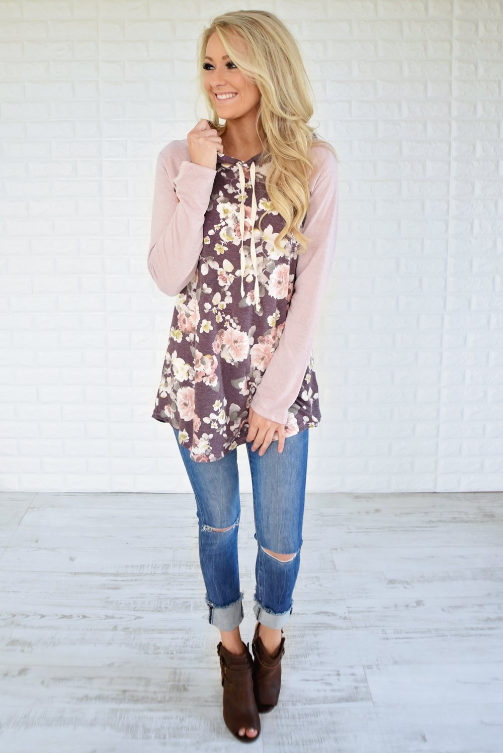 You're So Floral Hoodie