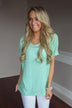 Paradise Top ~ Mint