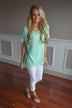 Paradise Top ~ Mint