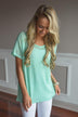Paradise Top ~ Mint
