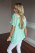 Paradise Top ~ Mint